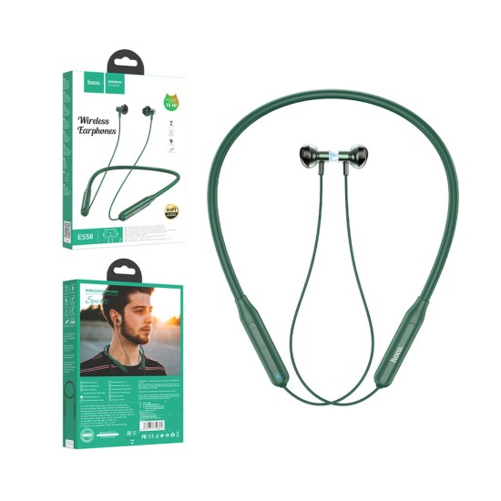 AURICULAR INALÁMBRICO HOCO ES58 SOUND TIDE WITH MIC 200MAH VERDE